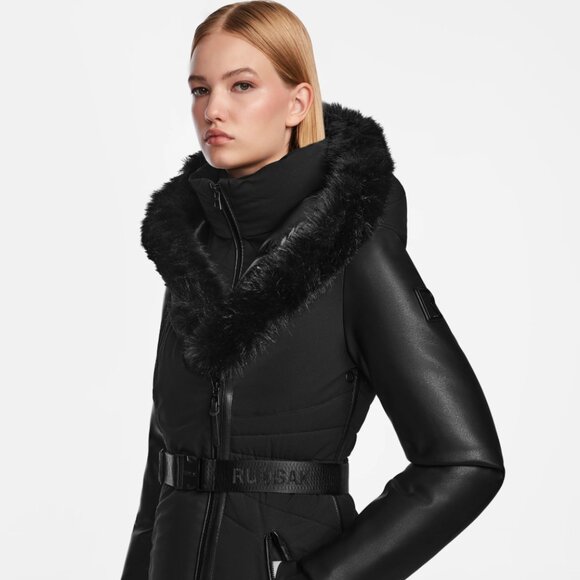 RUDSAK MISALA FITTED DOWN COAT - Picture 2 of 7